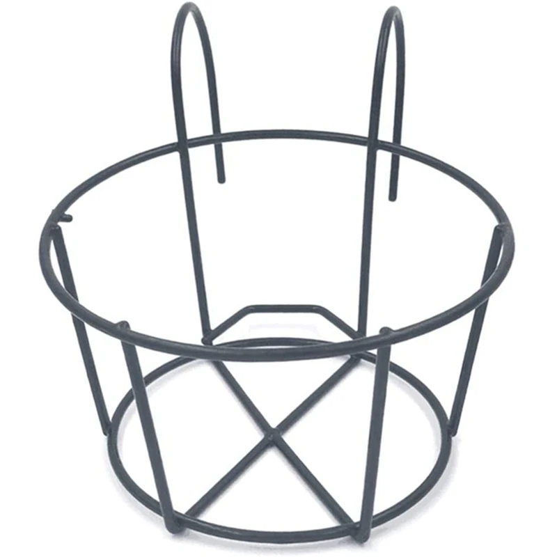 

Подставка для балконных цветов в Европейском стиле, кованые железные перила для горшечных растений, настенное крепление на подоконник (чер...