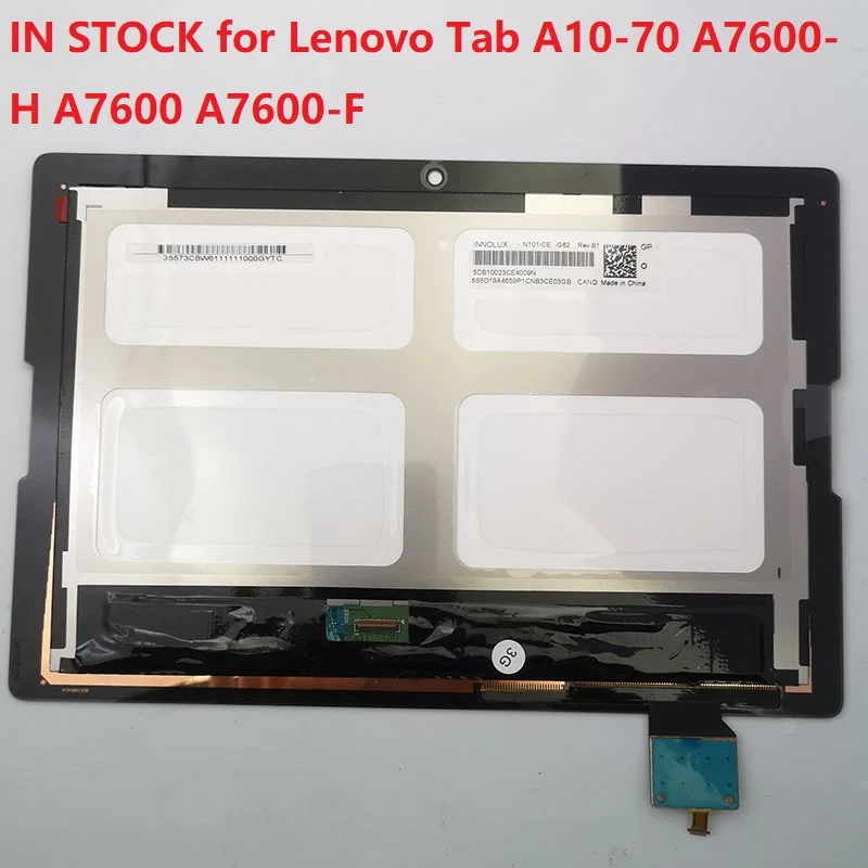 New 10.1 inch screen for Lenovo Tab A10-70 A7600-H A7600 A7600-F LCD Display Touch Screen Assembly Replacement parts