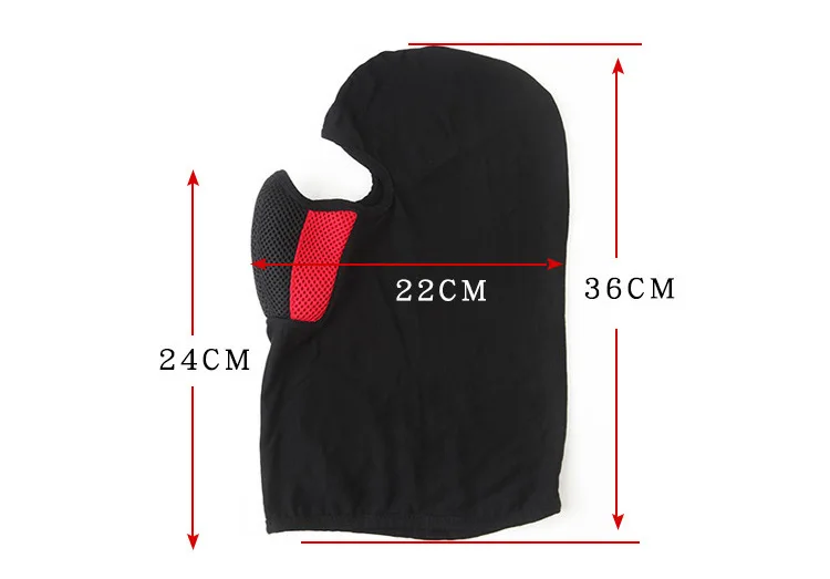 

WOSAWE Balaclava Motorcycle Face Mask Moto Helmet Bandana Hood Ski Cycling Neck Full Face Mask Windproof Dustproof Face Shield