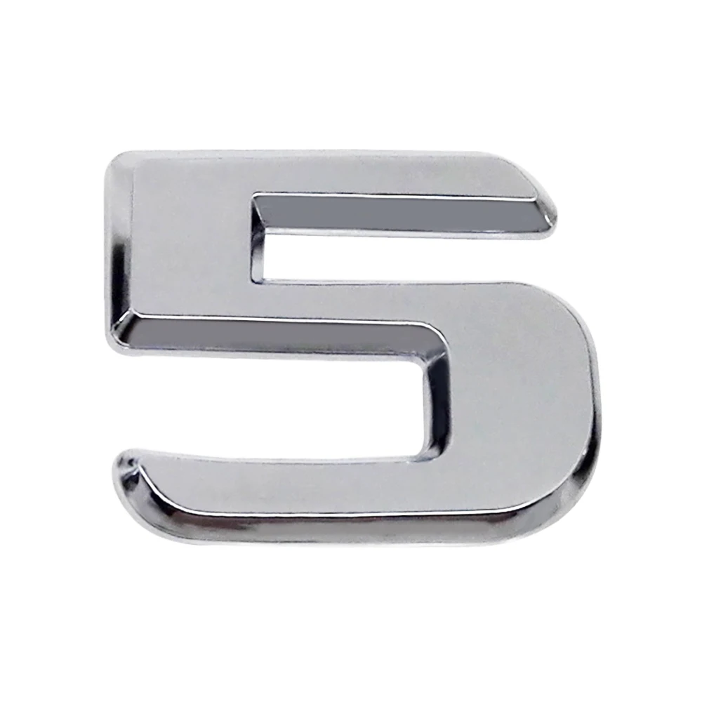 Автомобильная наклейка сделай сам эмблема с номером и буквой значок для