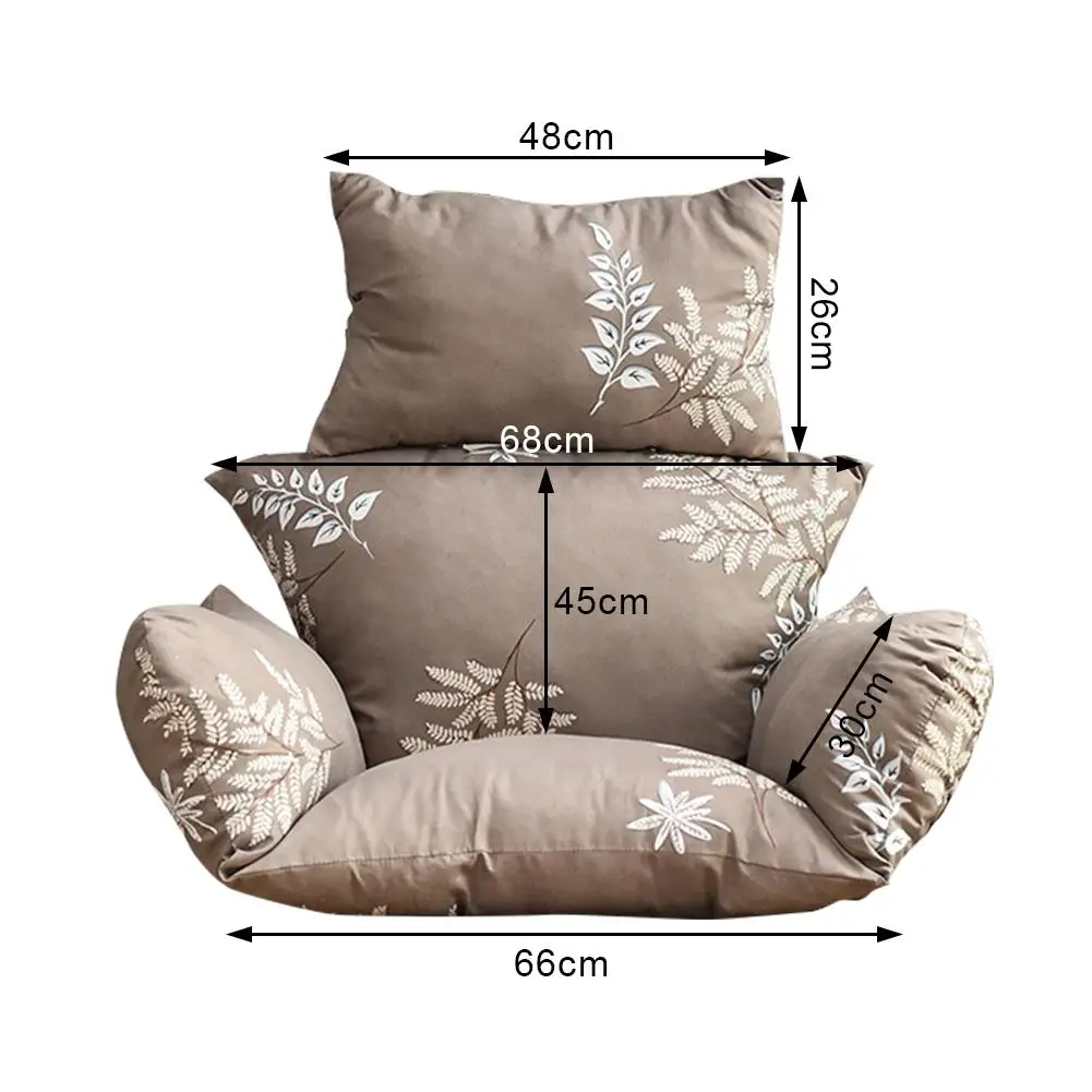 

Detachable and washable single swing Hanging Chair Seat Cushion Pad Removable Washable for Single Swing Hanging Basket Sofa