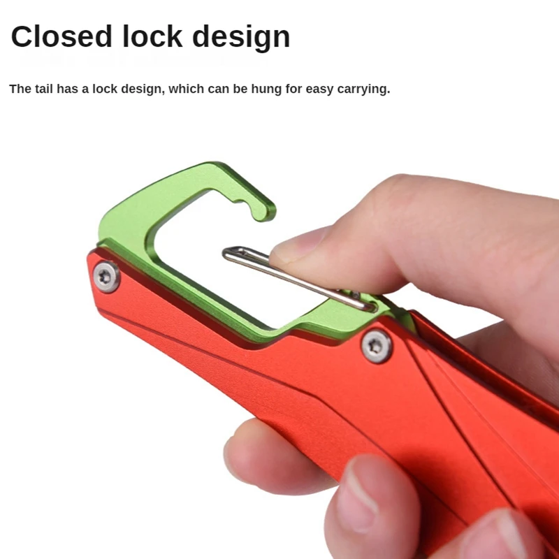 

Fishing Gripper with Clasp Portable Fish Grip Lip Clamp Grabber Fishing Plier Fishing Controller Accessoryer