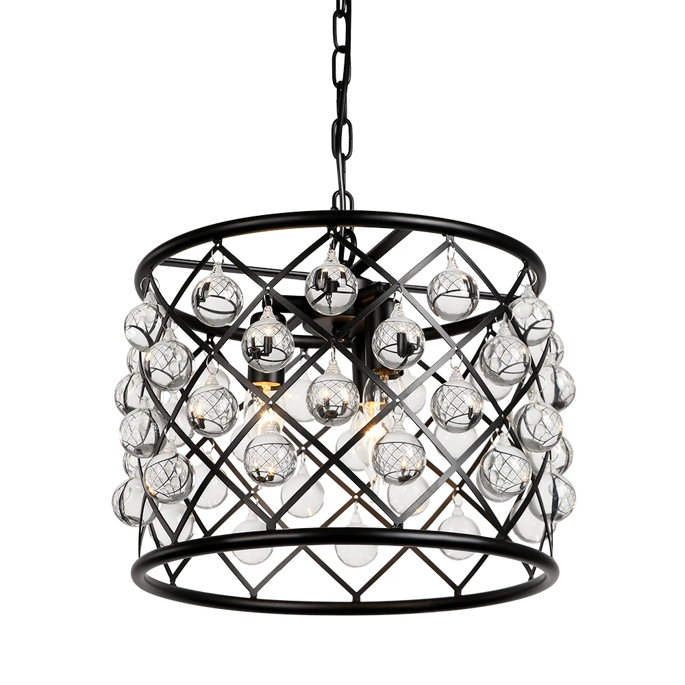 Металлическая Хрустальная цепочка в стиле ар деко с корпусом снаружи люстры для