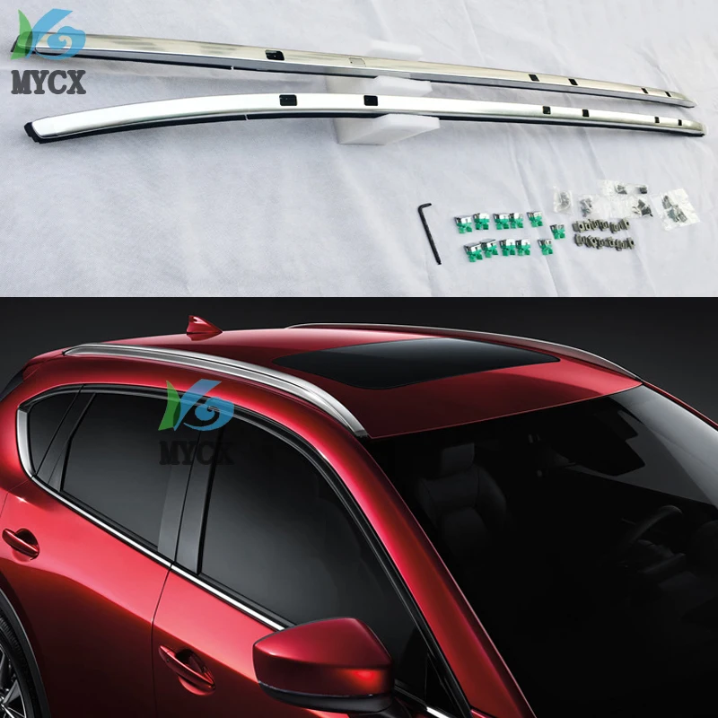 Новое поступление кровельная рейка Ross Bar + для Mazda CX 5 CX5 2017 2018 2019 гарантия качества