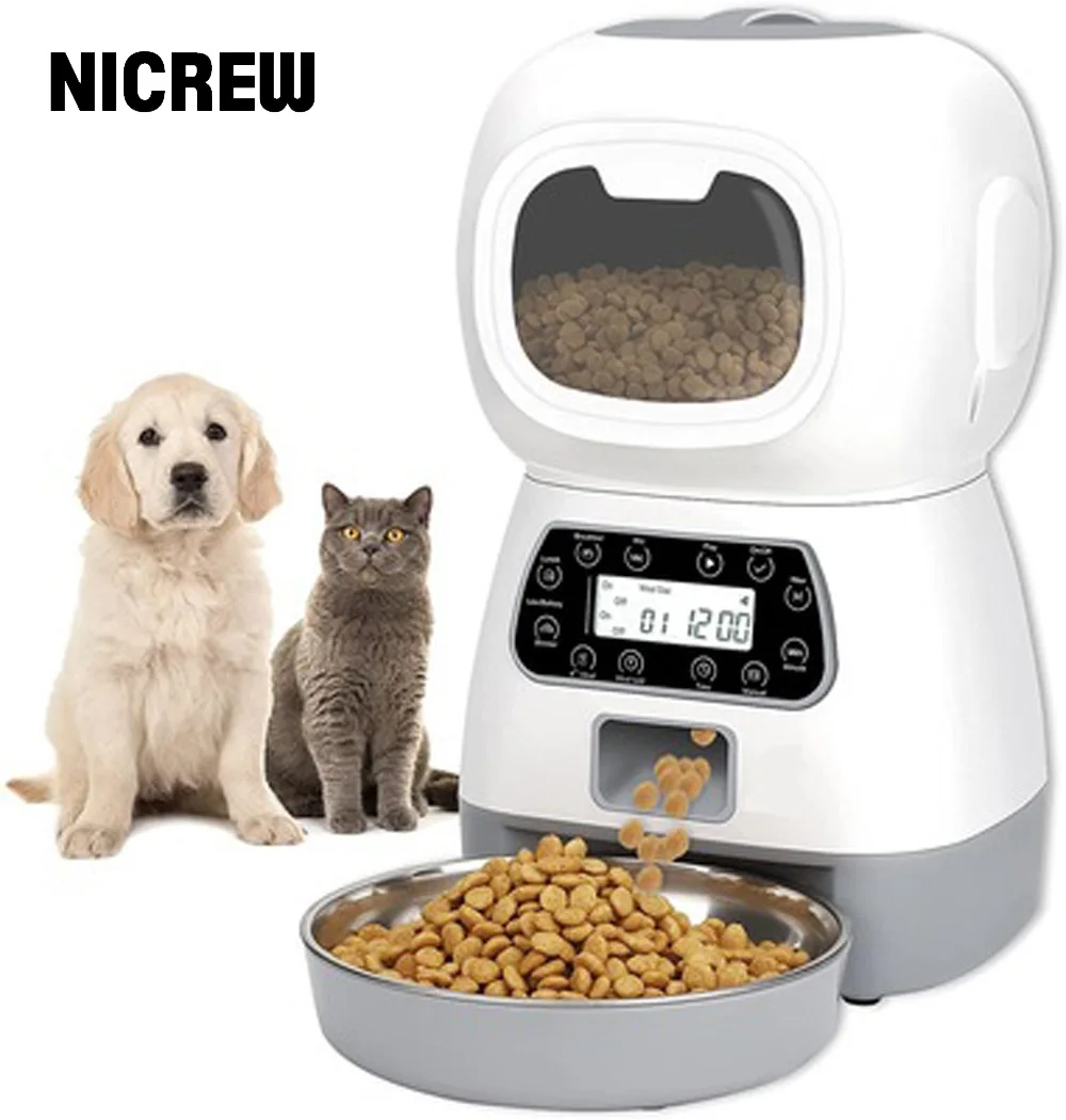 

Автоматическая кормушка NICREW для домашних животных, л