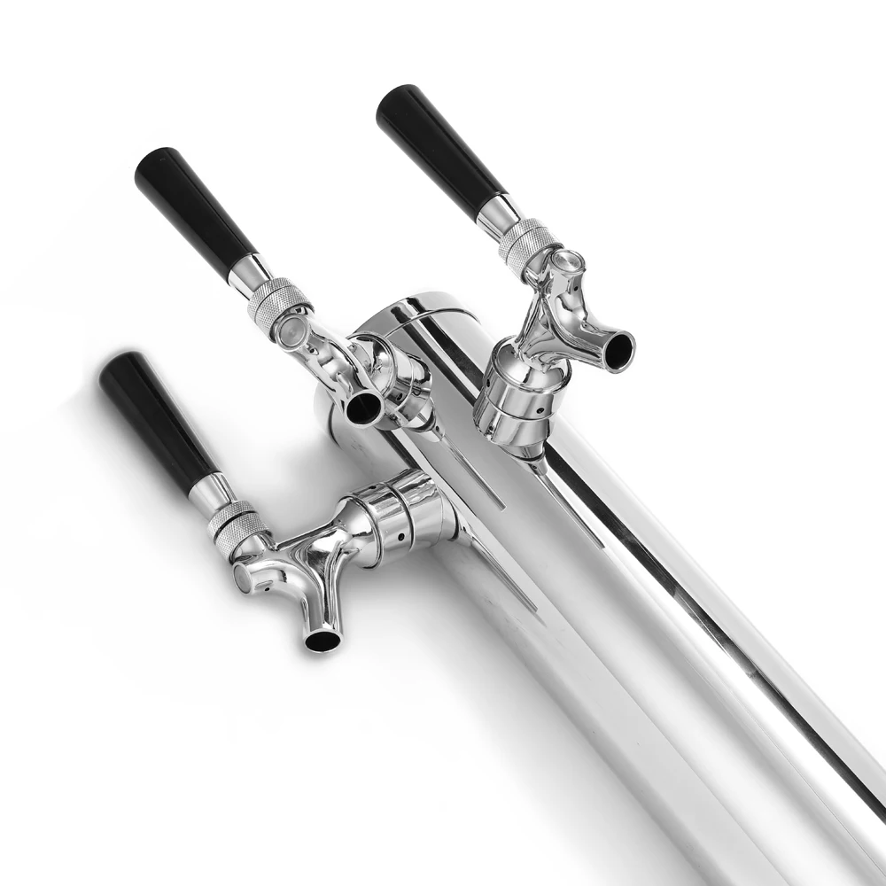 

New Stainless Steel Beer Tower Tap Stopcock Draft Column Bar Accessories Beer Towers For Home Brewing Homebrew bar party stores