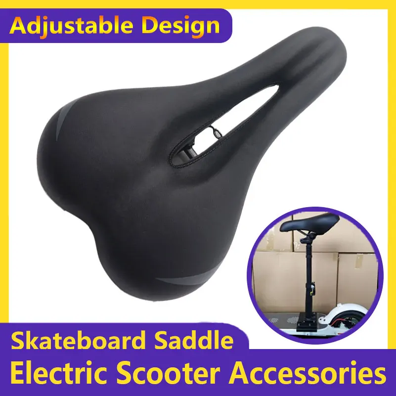 

Saddle Seat Accessories Mountain Bike Saddles PU Bicycle Cycling Shockproof Breathable Seat Cushion Bicycle Soft Thick Saddle