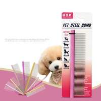 remove hair dog comb cat brush pet grooming tool fur cleaning stainless steel cleaning dog brush puppy products