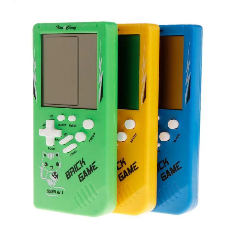 

Portable Game Console Tetris Handheld Game Players LCD Screen Electronic Game Toys Pocket Game Console Classic Childhood Gift