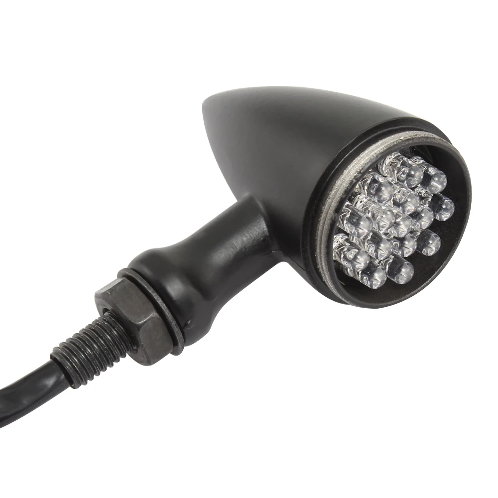 Сигналы поворота для мотоцикла стоп-сигналы в черную ретро-сетку поворотник