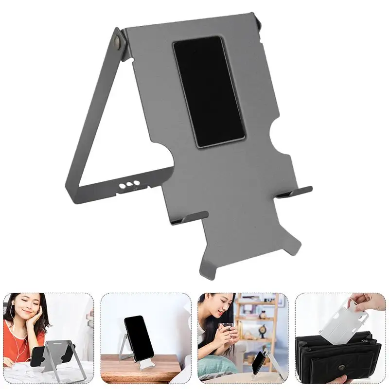 

1 Pc Convenient Desktop Stand Foldable Mobile Phone Portable Tablet Stand