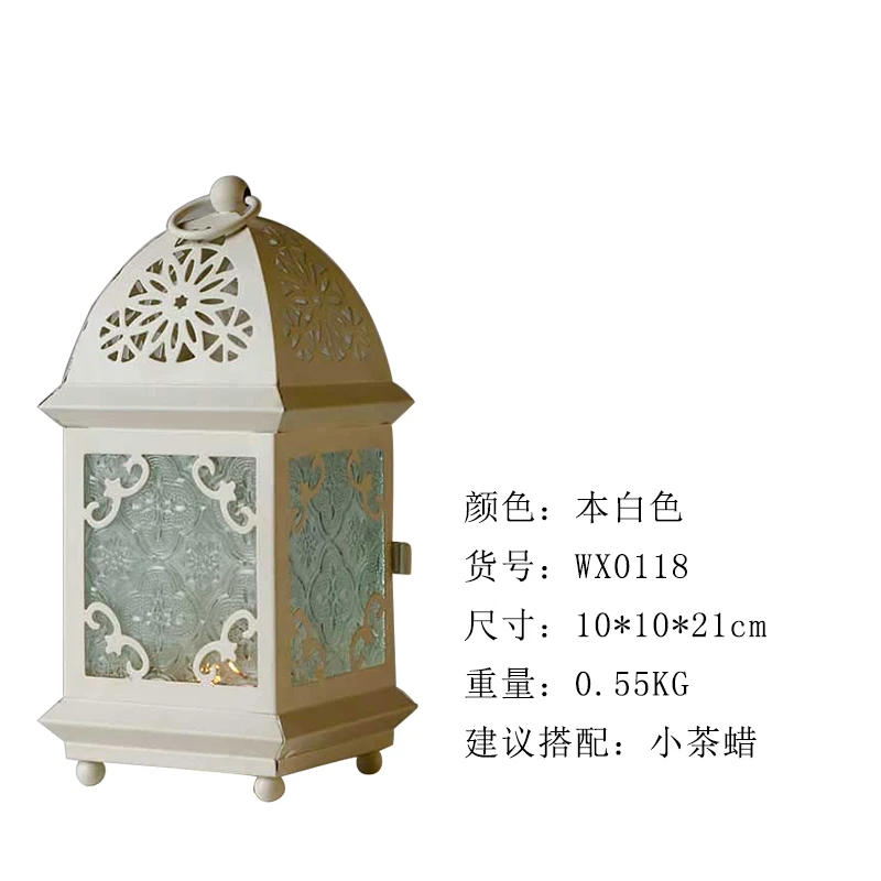 Подсвечник из кованого железа романтический маленький подсвечник гламурный