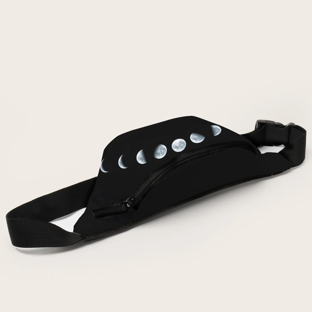 Поясная Сумка Deanfun для женщин забавная черная бананка с 3D принтом на молнии