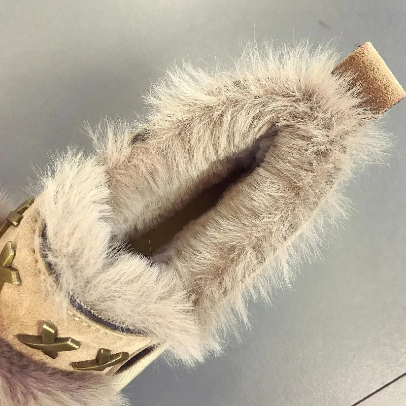 

Winter platform increased Mao Mao shoes women wear extra velvet padded soybean shoes 2020 new fashion Joker cotton shoes tide