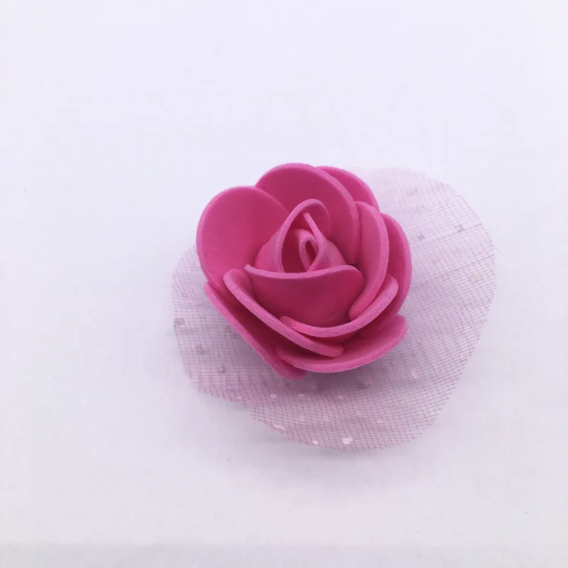 Горячая 50 штук/партия 3 5 см мини ПЭ пена Роза голова цветок из искусственного