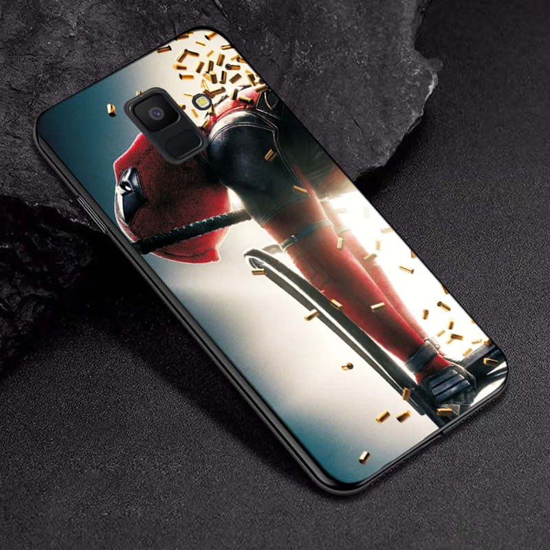 Для samsung Galaxy A6 plus чехол-накладка A8 plus Venom Joker черный чехол ТПУ для samsung A9 A7 A750 Железный человек бампер - Цвет: TPUBLK676