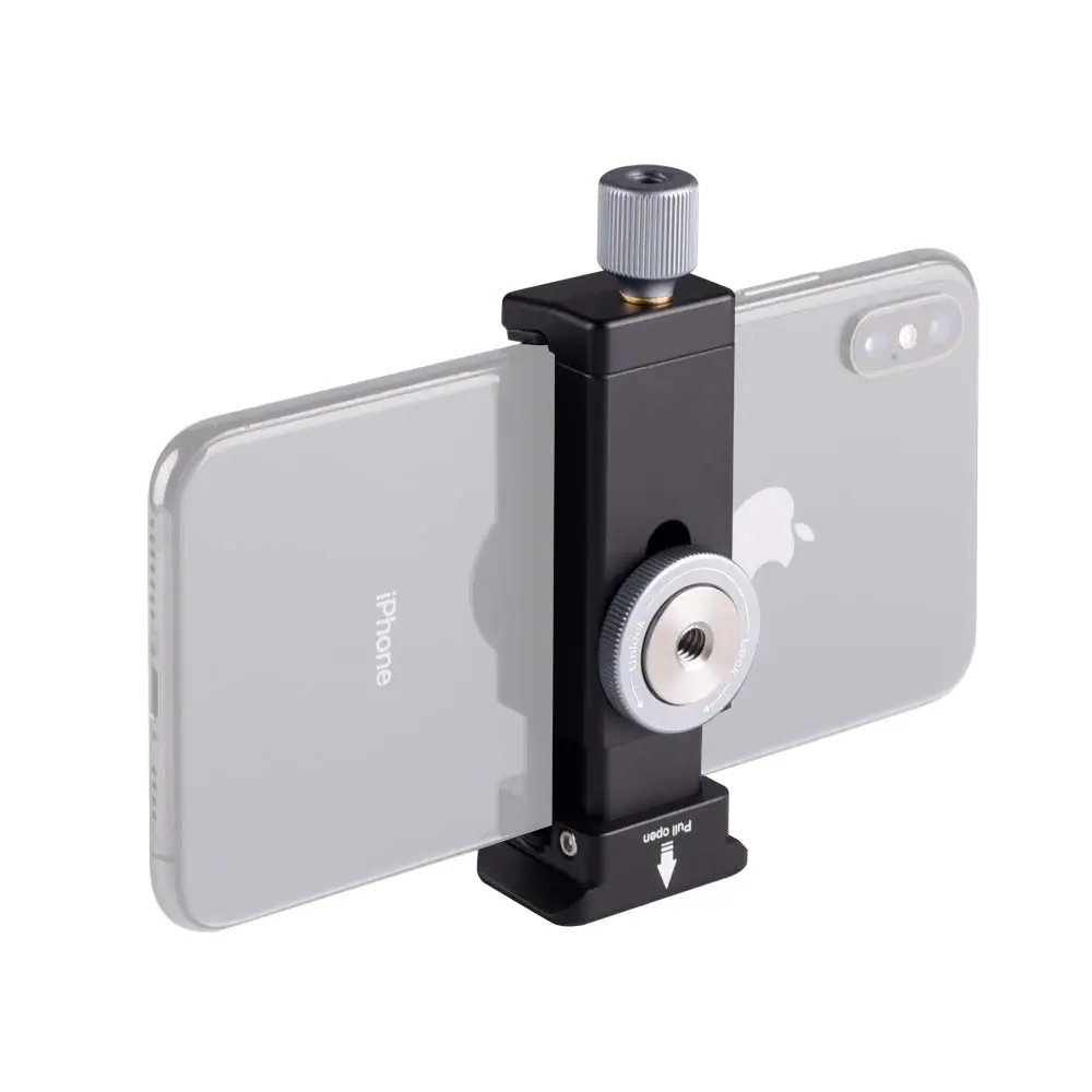 Зажим для телефона FOTOBETTER штатив смартфона адаптер с быстроразъемной пластиной