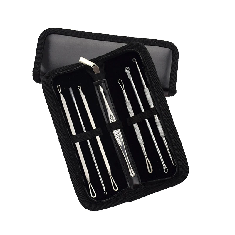 7 шт. пинцет для удаления чёрных точек на носу|Устройство ухода за кожей лица| |