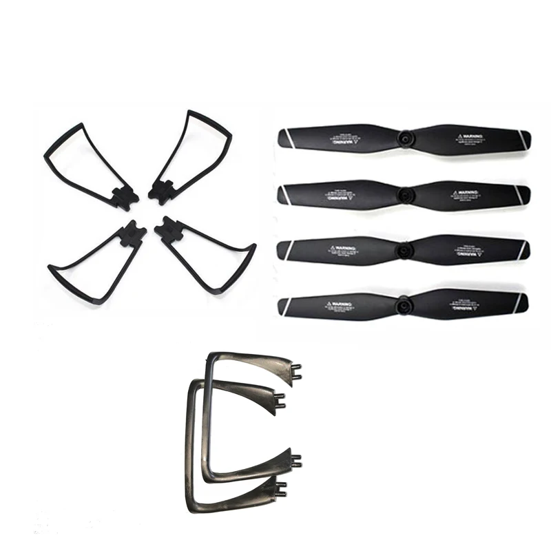 

SG106 parts Rc drone landing skid guard propeller blades Spare Part kit