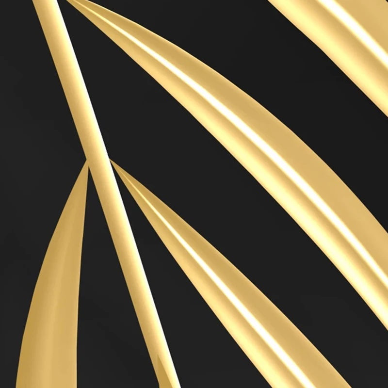 Настенные обои на заказ 3D Роспись тропическим растением в скандинавском стиле