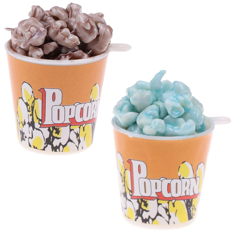 1 шт. кукольный домик Миниатюрный ведро попкорн игрушка ролевые игры кухня для