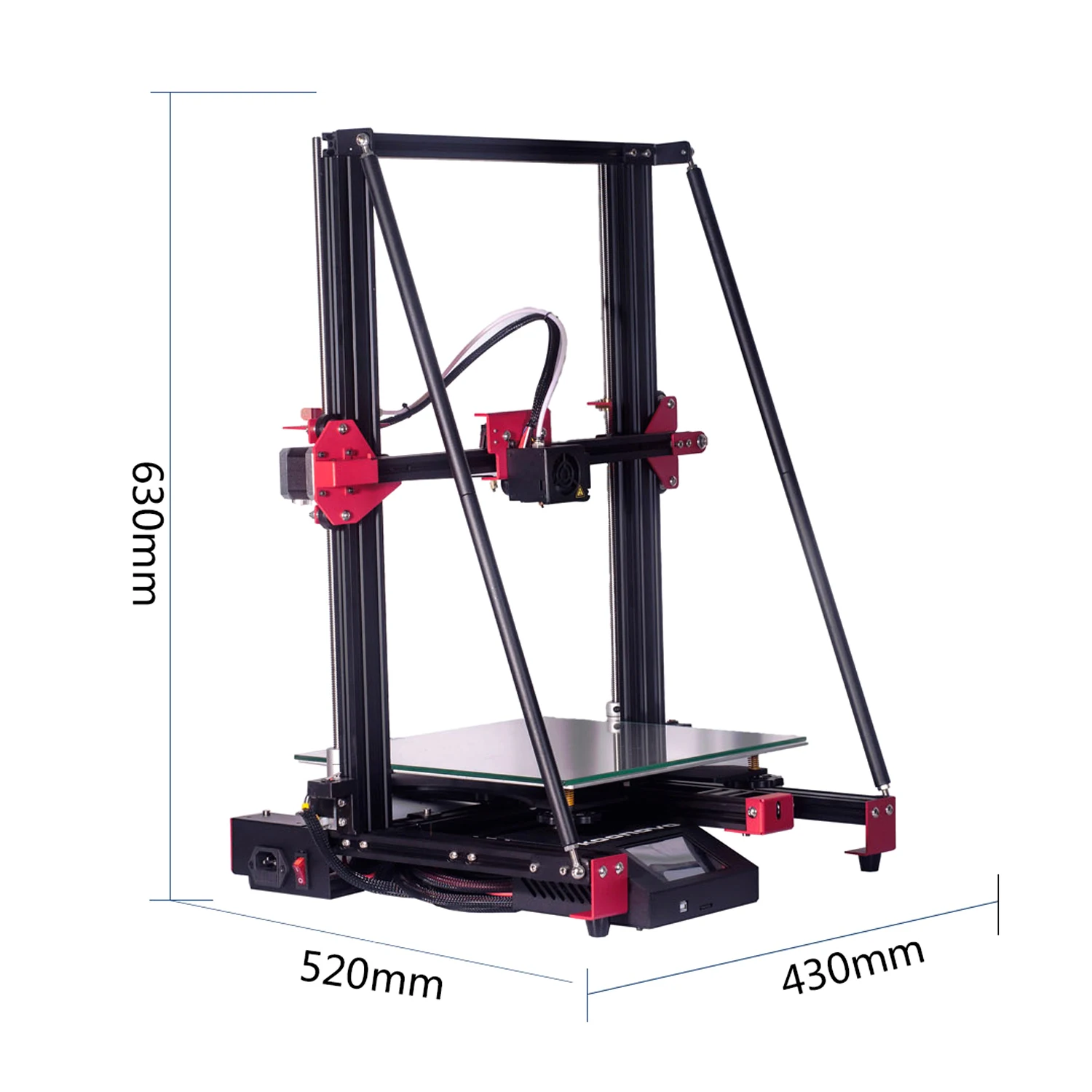Набор для сборки 3D принтера бесшумная печать цельнометаллический экструдер