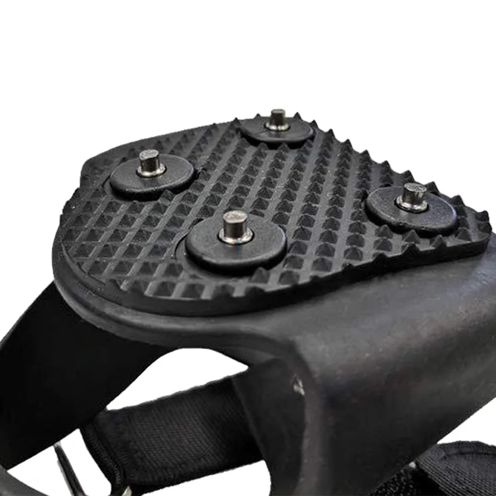 

1pair Crampon Outdoor Climbing Hiking Shoe Cover Footwear Non Slip Spikes Accessory Winter Snow Walking Ice Gripper Sports