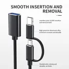 OTG кабель-адаптер, Micro USB, Type-C, USB 3.0, цвет черный, золотой, серебристый, синий, красный, для синхронизации данных, совместим с Huawei, MacBook