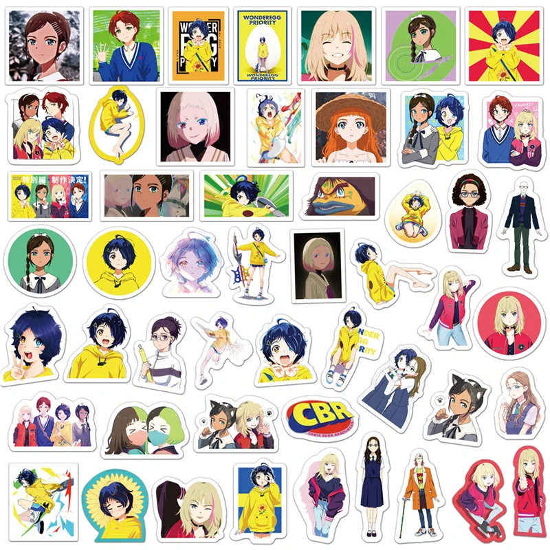 WONDER EGG PRIORITY Cosplay Stickers Prop Ohto Ai DIY Anime Waterproof Trunk Computer | Тематическая одежда и униформа