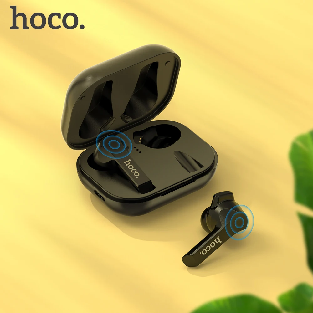 Беспроводное зарядное устройство HOCO наушники вкладыши TWS с Беспроводной Bluetooth 5 0