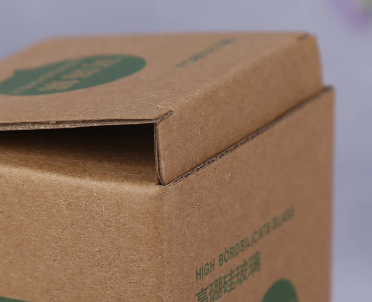 Упаковочная коробка из крафт-бумаги для средств по уходу за кожей упаковочная