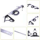 Регулируемая линейка 3 в 1, разные комбинации, квадратный угломер, транспортир 300 мм12 дюймов, измерительный комплект, инструмент, регулируемый угол