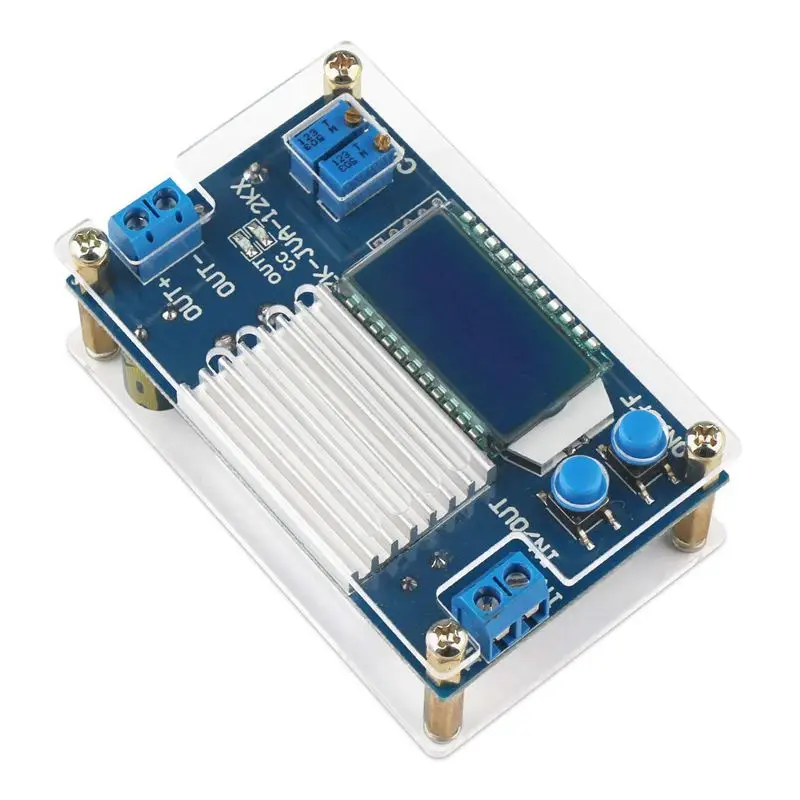 DC 0-32V 12A постоянный ток напряжения LCD цифровой дисплей тока Регулируемый