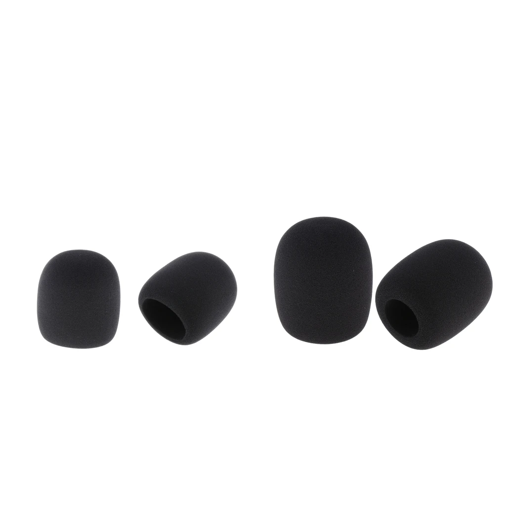 

2Pieces Large Microphone Foam Cover Mic Windscreen for Recording Equipment