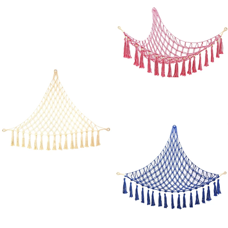 

Мягкое Животное, искусственное подвесное украшение, органайзер для хранения плюшевых игрушек в стиле бохо