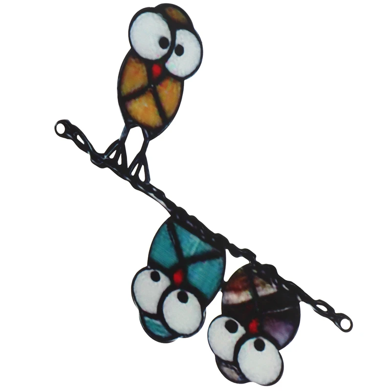

Bird Species Stained Pendant Window Hanging Suncatcher Birds Hanging Decoration Crafts Stained Window Panels