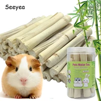 natural sweet bamboo chew stick animal molar bite toy for hamster rabbit chinchilla guinea pig squirrel small pet supplies