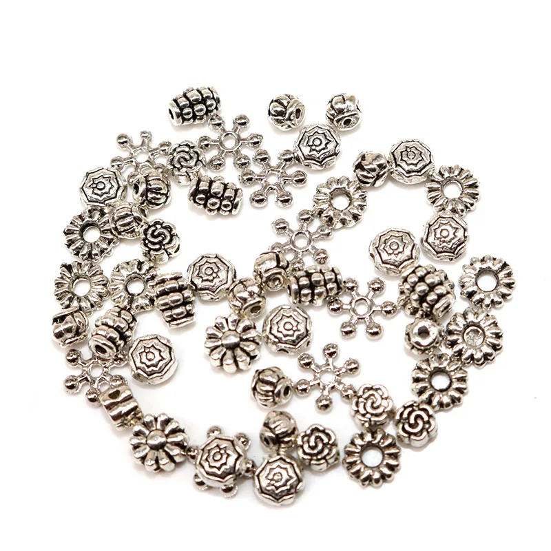 100 шт. разноцветные бусины-разделители | Украшения и аксессуары