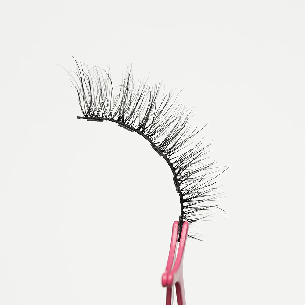 

Wholesale False Natural Faux Mink Lash Private Label Magnetic Eyelashes 3d Case Set With Eyeliner