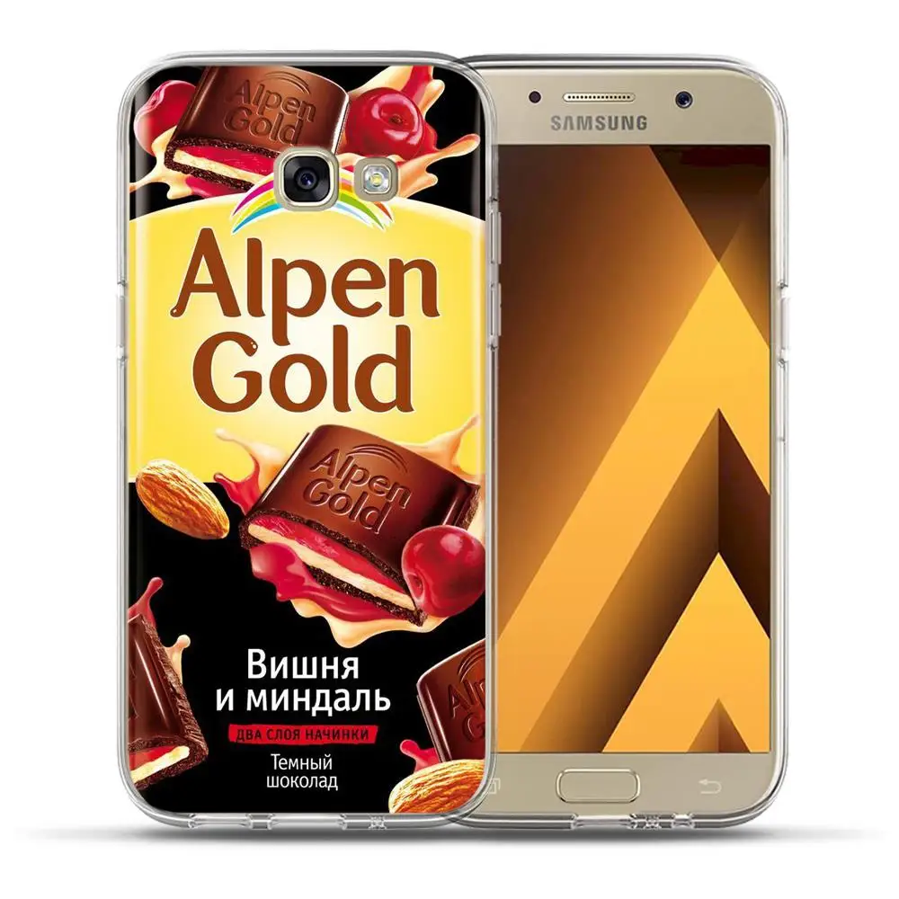 Шоколадный чехол для телефона Samsung Galaxy A3 A5 A7 2016 2017 A6 A8 Plus 2018 A9 A10 A20 A30 A40 A50 A60 A70 A80 A90