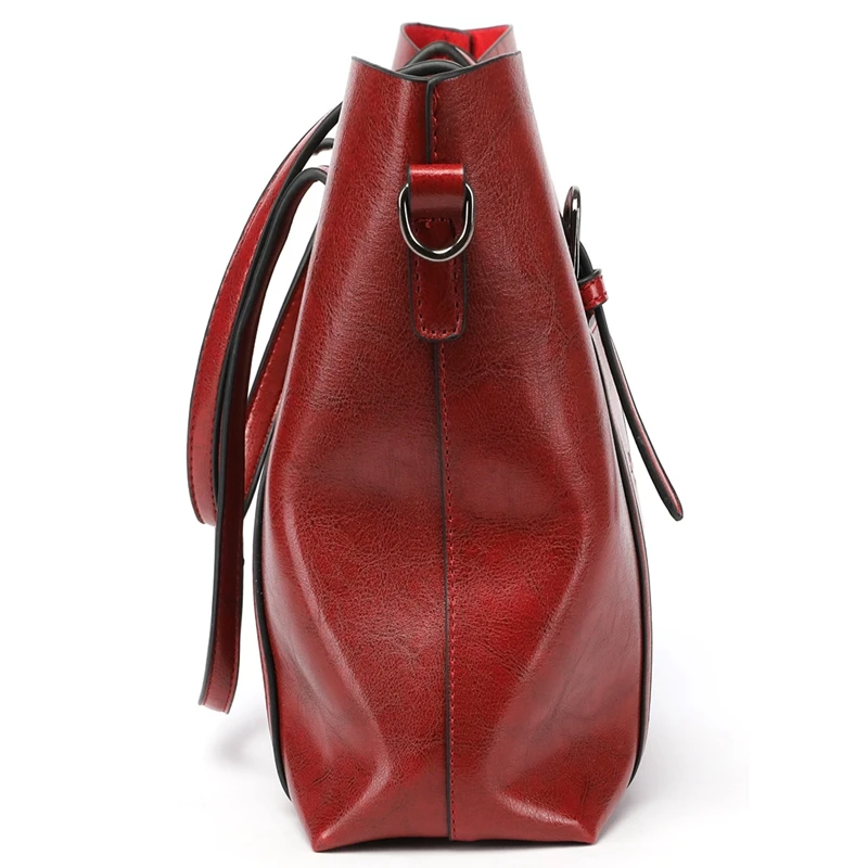 VICUNA POLO брендовая модная Большая вместительная кожаная женская сумка