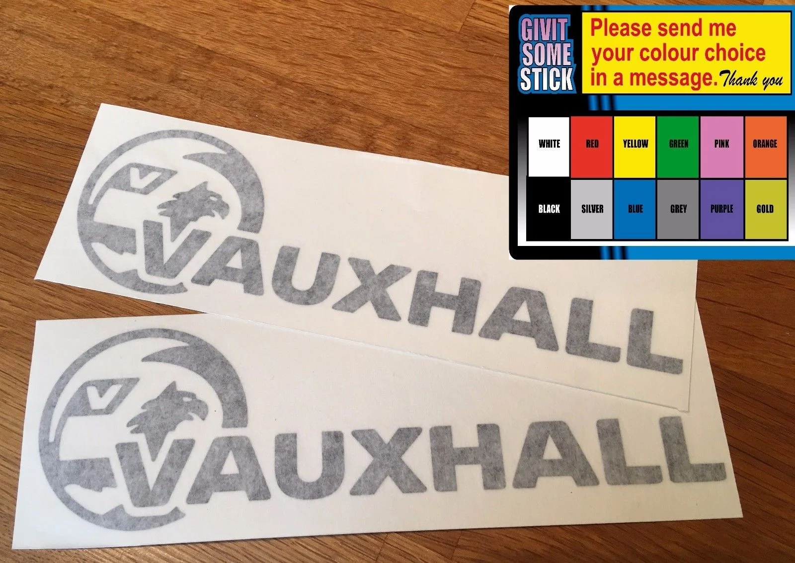 

Наклейка на машину для 2 шт./компл. VAUXHALL с логотипом на длину 195 мм