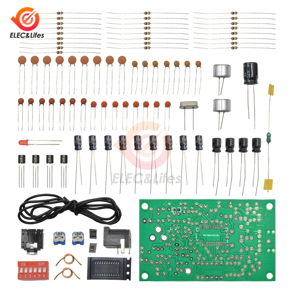 DIY цифровой радиоприемник PLL Stereo BH1417F комплект FM радиопередатчика|Детали и