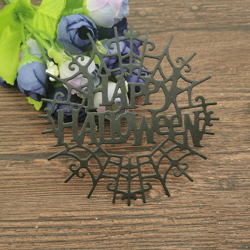 

Happy Halloween Metal Cutting Dies Stencils For DIY Scrapbooking Decorative Embossing Handcraft Die Cutting Template