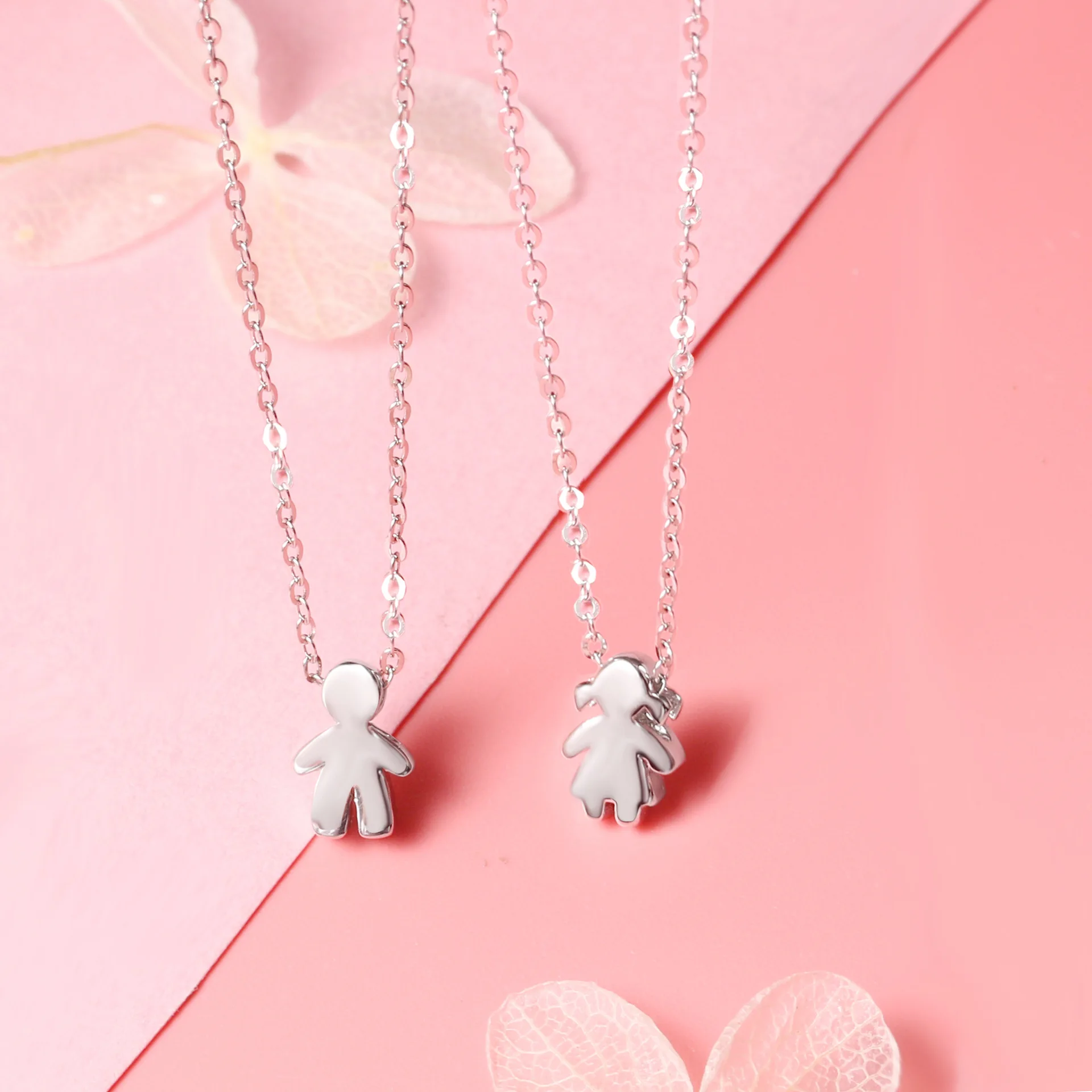 

925 Sterling Silver Jewelry Temperament Light Luxury Cartoon Little Prince Necklace Clavicle Chain Niche Princess Necklace