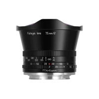 ttartisan 7 5mm f2 0 f2 wide angle view fisheye lens for sony e mount fuji m43 nikon z mount mirrorless cameras a6600 x t30 z6
