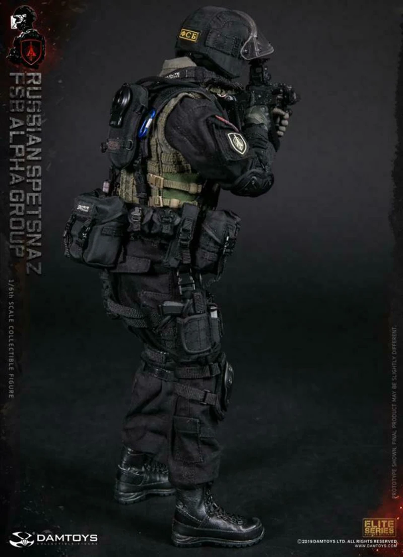 1/6 DAMTOYS 78064 солдатская фигурка русский спецназ ФСО АЛЬФА группа Коллекционная фигурка