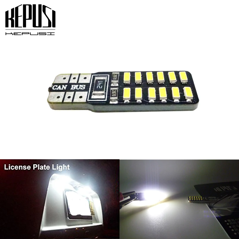 T10 Canbus 24 SMD 3014 беласветодиодный ная лампа W5W 194 светодиодный Автомобильная боковая