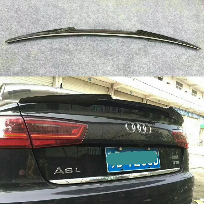 Спойлер для Audi A6 C7 2012 2018 высококачественный спойлер на крышу багажника из