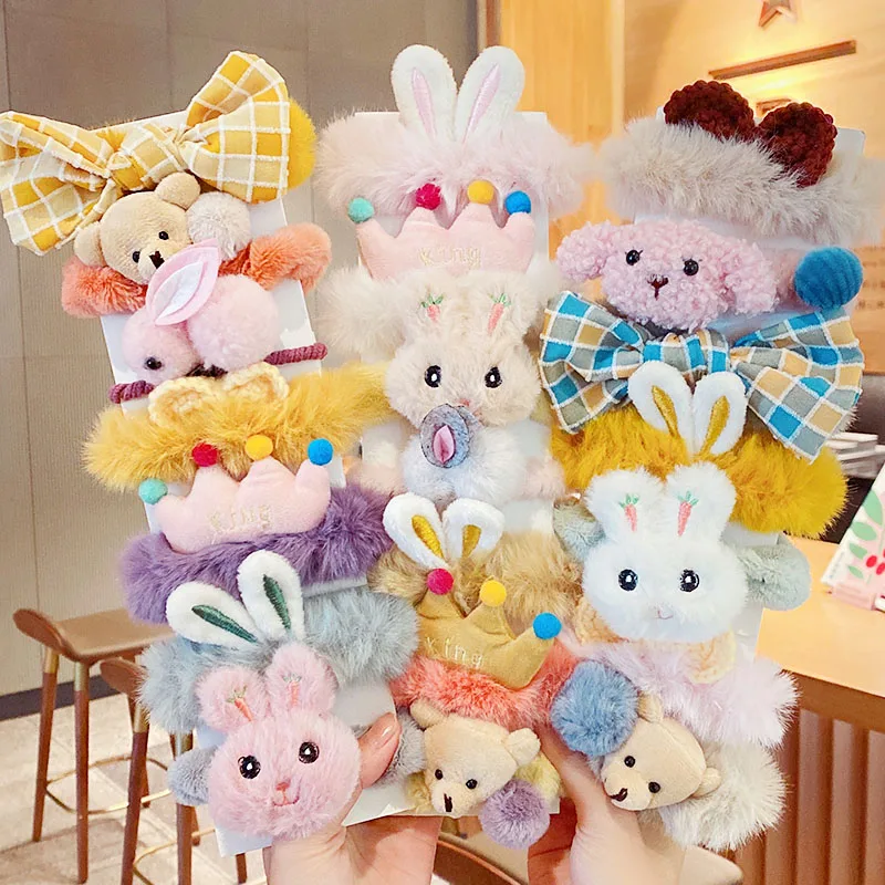 3/4/5 шт./компл. Новинка Модная детская утепленная куртка милые плюшевые домашние